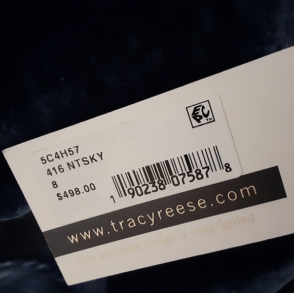 Blue Elegant Tracy Reese Dress - Picture 2 of 4